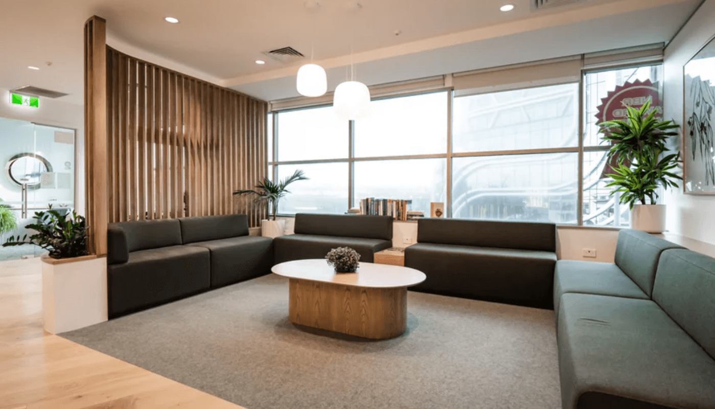 Dental clinic waiting room design