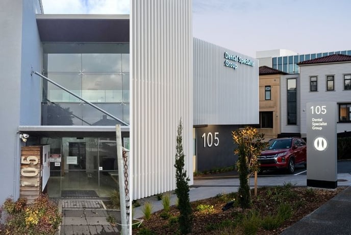 Before and after facade design by Dentec