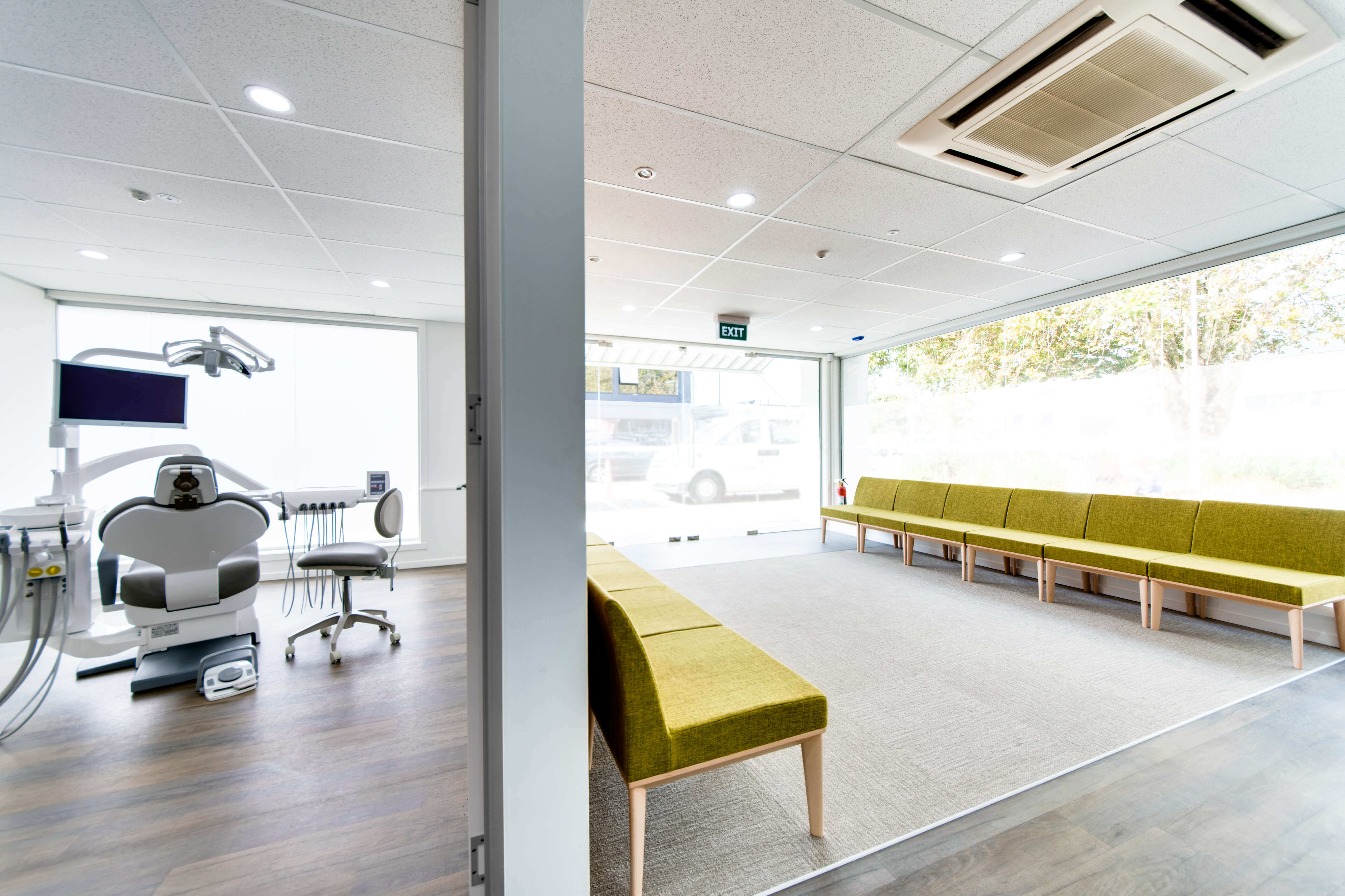 dental waiting area fitout