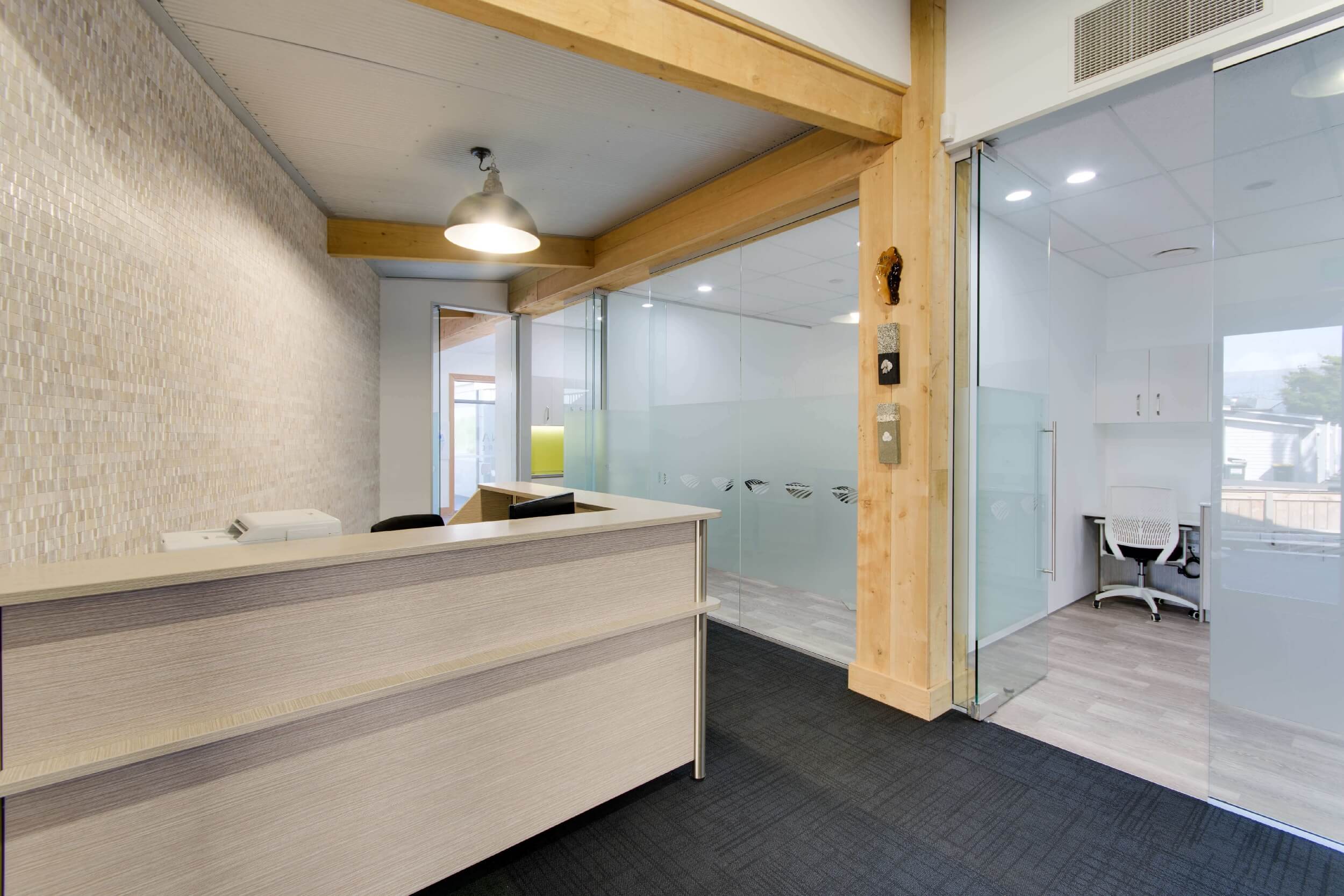 dental reception area