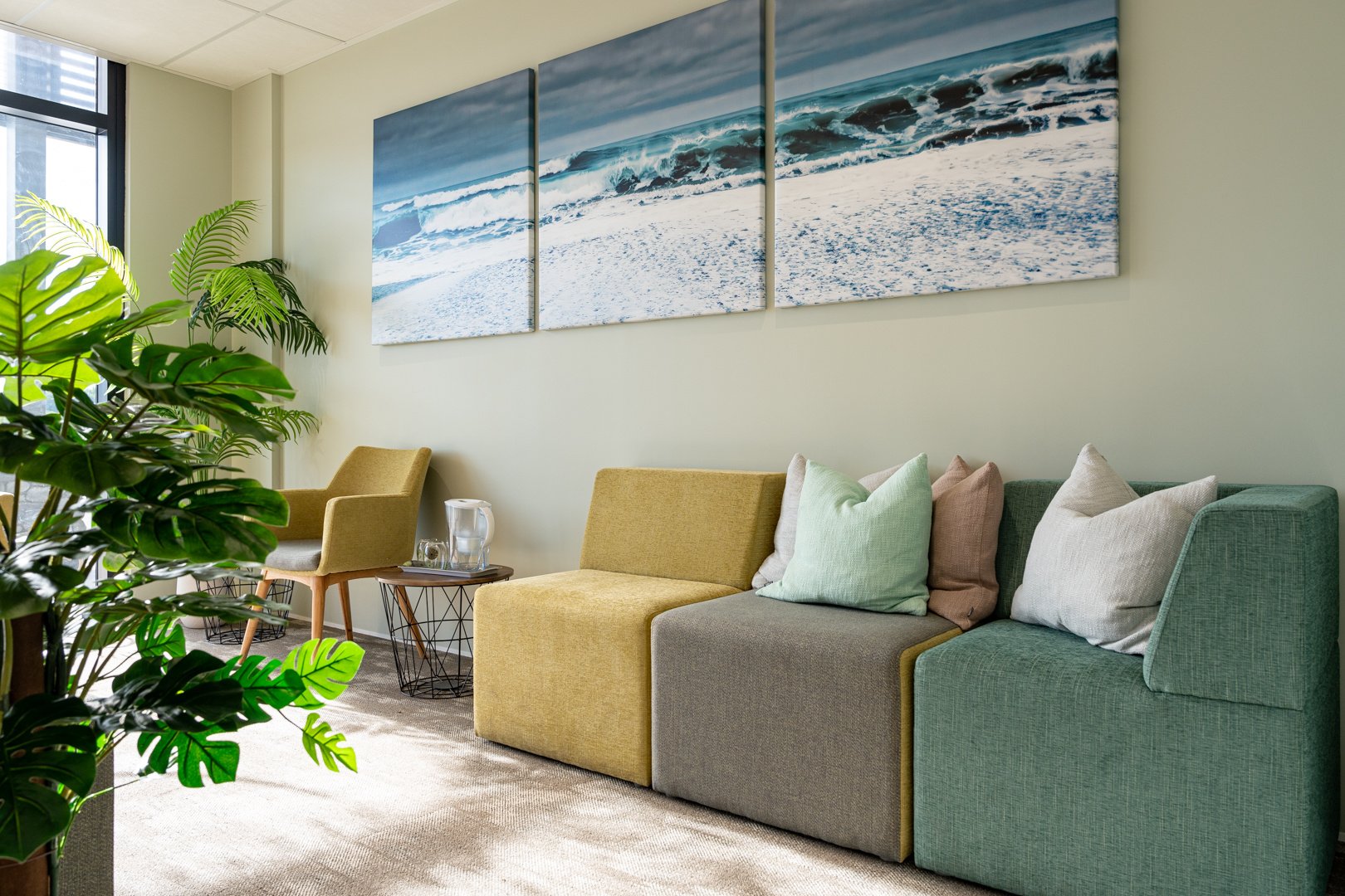 Smooch dental spa waiting room
