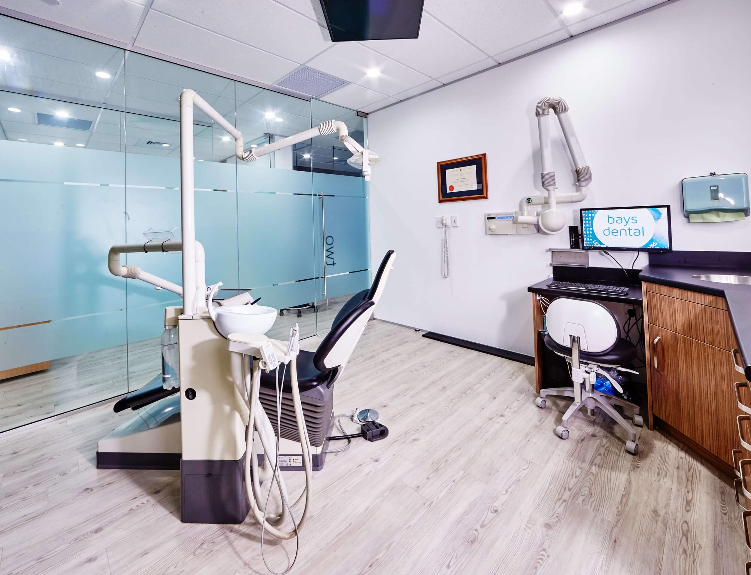 dental reception area
