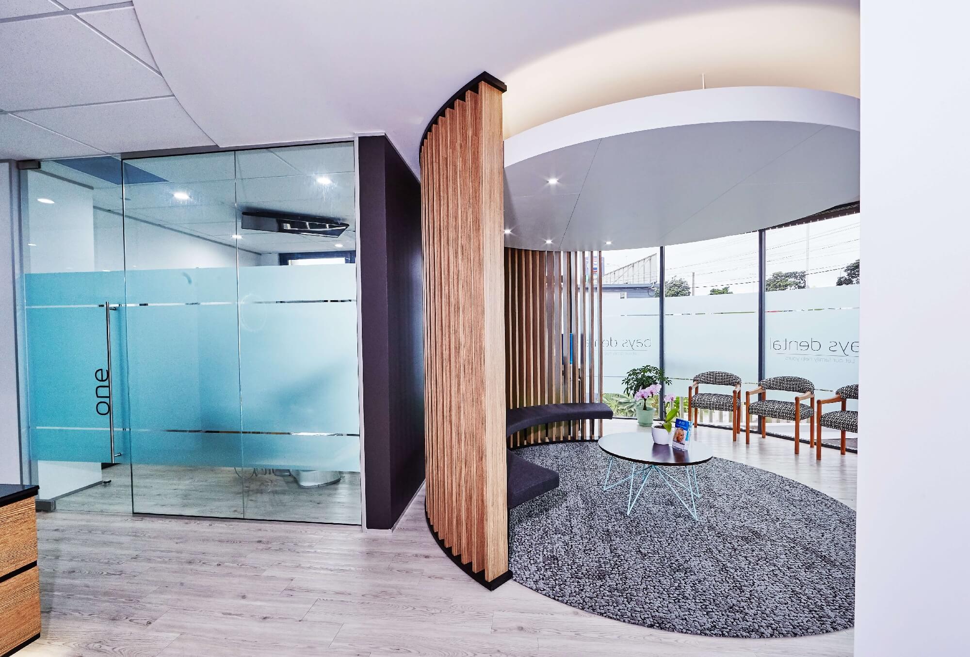 dental reception fitout