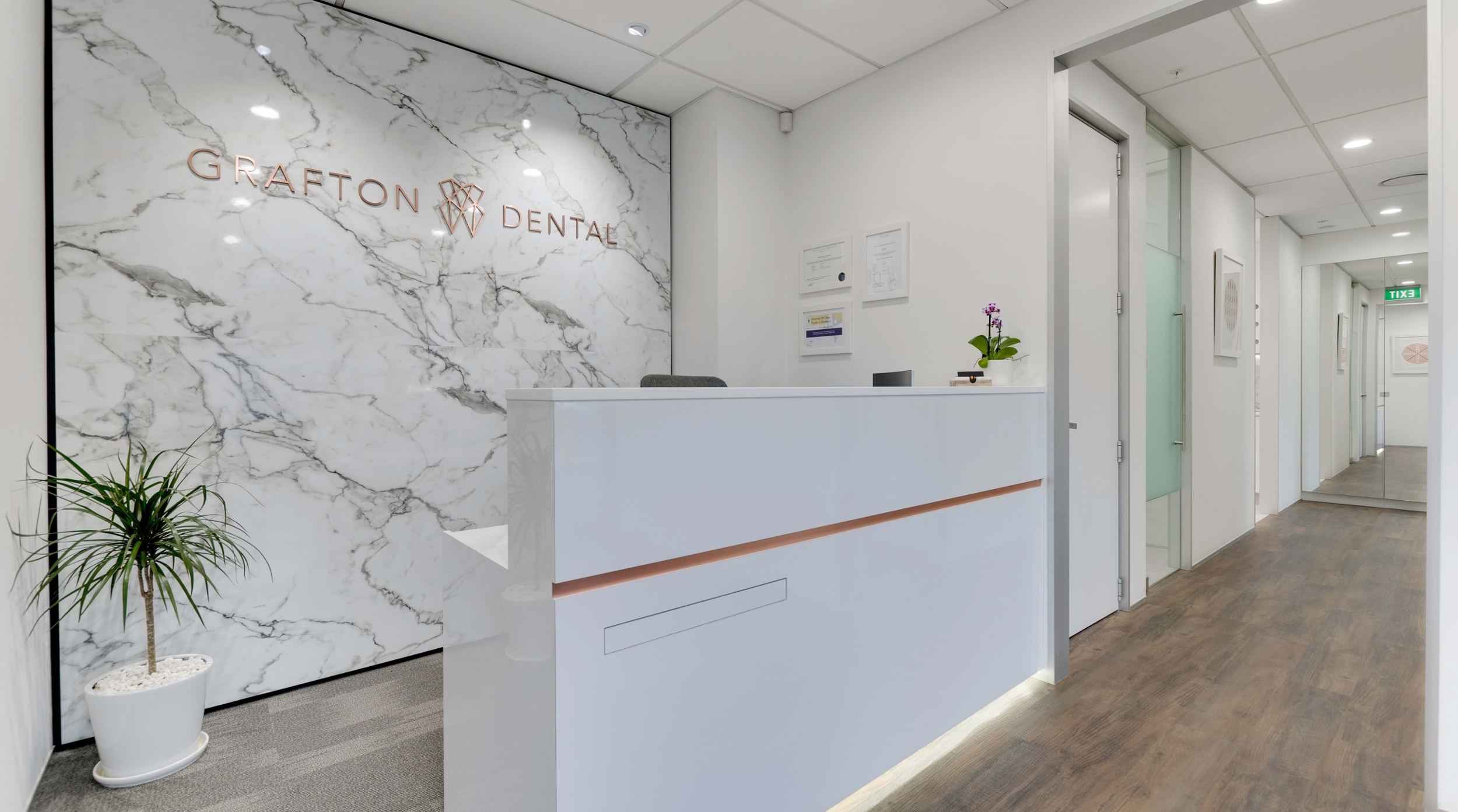 dental reception fit out 