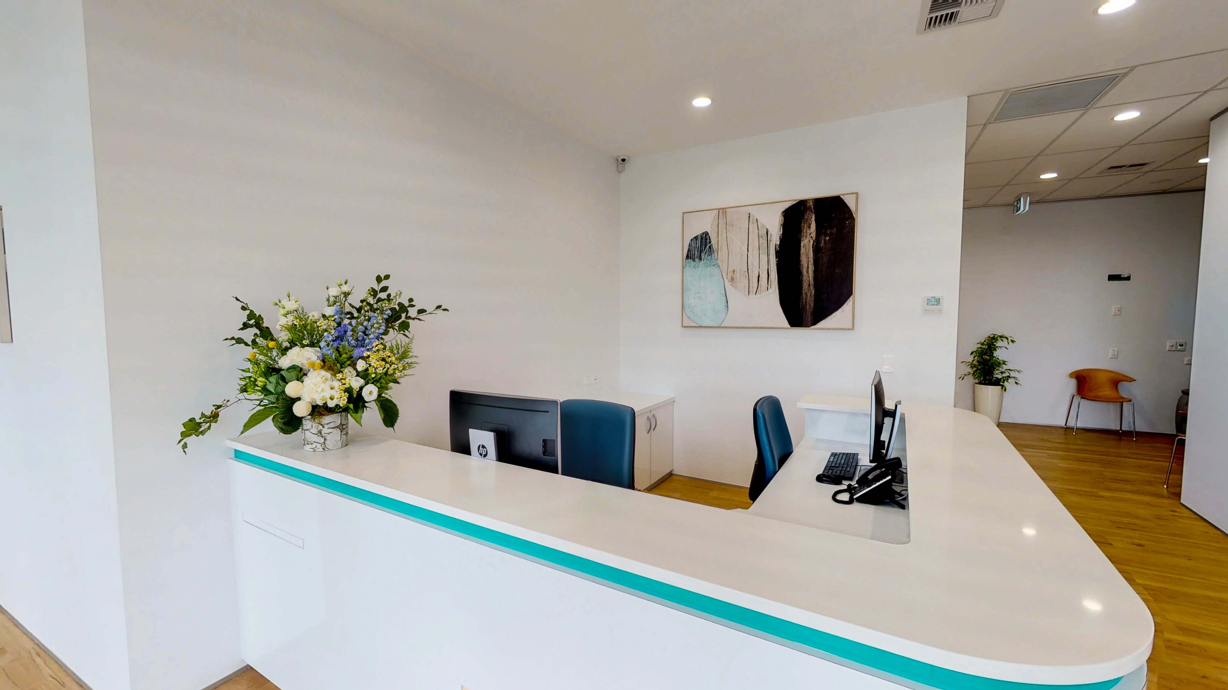 Dental reception designs