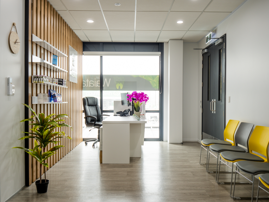 Dental reception and waiting area design