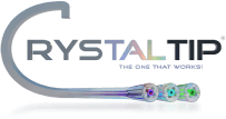 Crystal tip logo